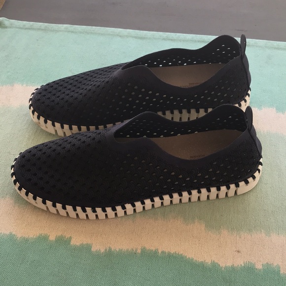 Ilse Jacobsen Hornbak, Navy Blue, Tulip,  Loafer Flats, Slip On Sneaker Shoes - Picture 3 of 16